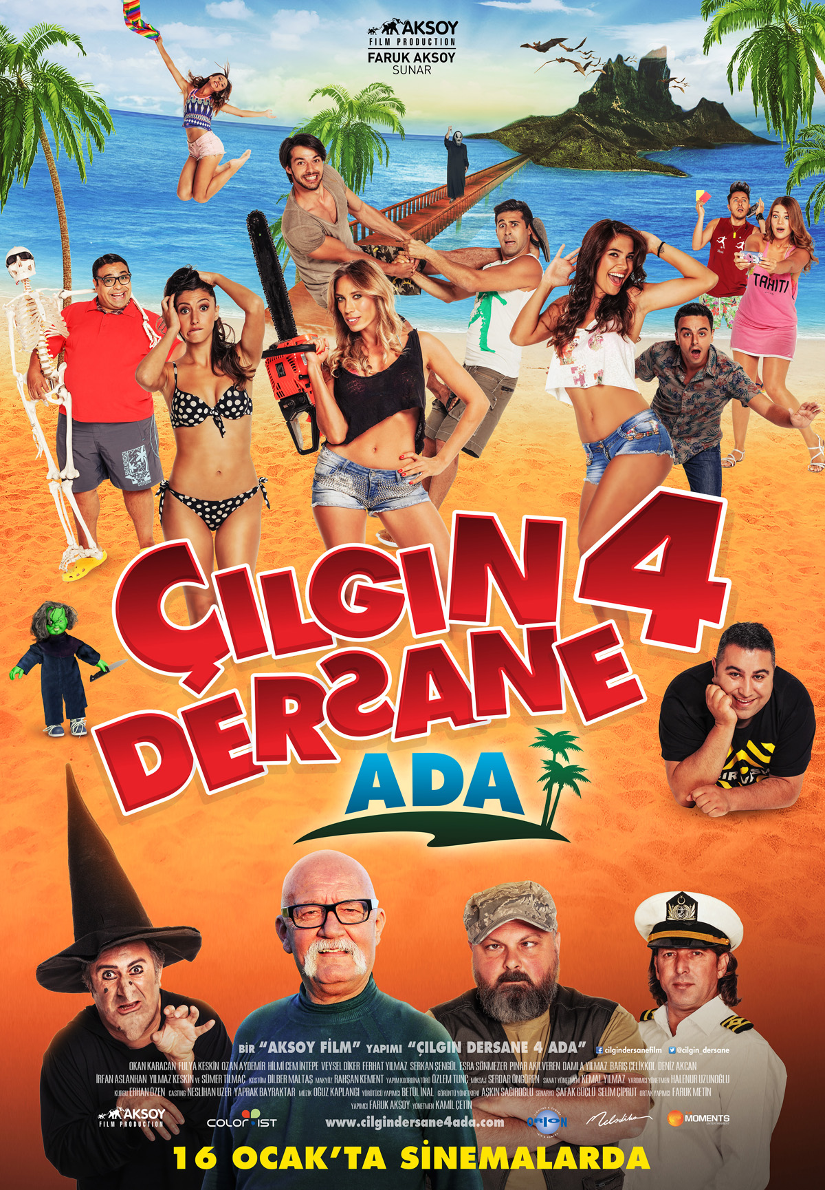 Çılgın Dershane 4 Ada Full izle