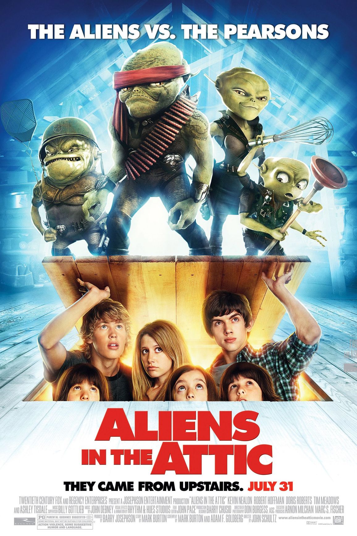 Evimde Uzaylı Var – Aliens in The Attic Filmi izle