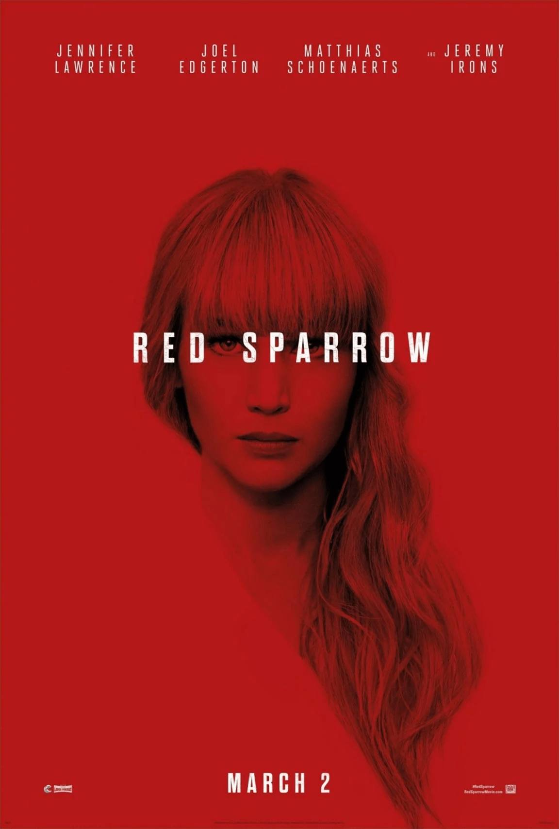 Kızıl Serçe – Red Sparrow 2018 izle