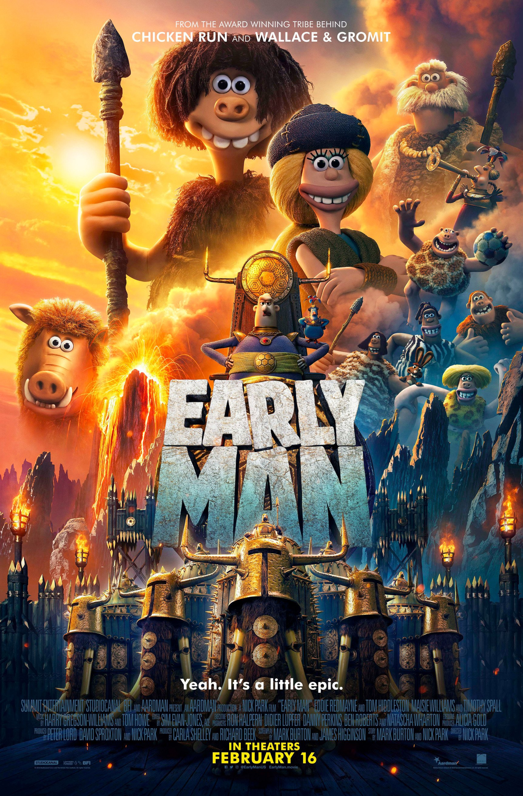 Taş Devri Firarda – Early Man 2018 Animasyon Filmi izle